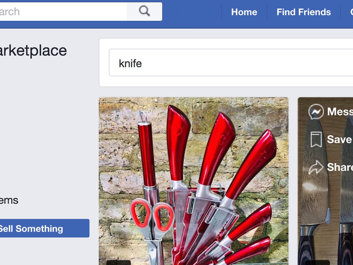 Knives Being Sold Via Facebook Without Any Age Check Technology The Guardian