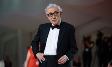 Woody Allen at a red carpet event for his film Coup De Chance at the 2023 Venice international film festival