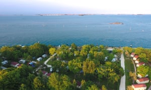 Camping Fusina, with Venice across the lagoon