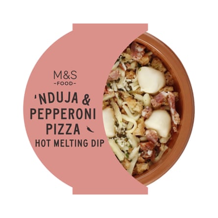 M&S Nduja and Pepperoni Pizza Hot Melting Dip