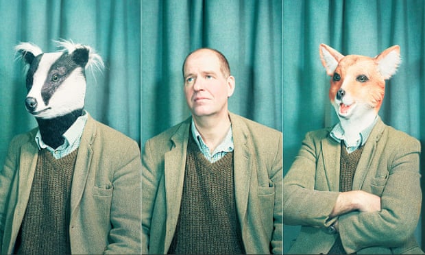 Charles Foster as a badger and as a fox