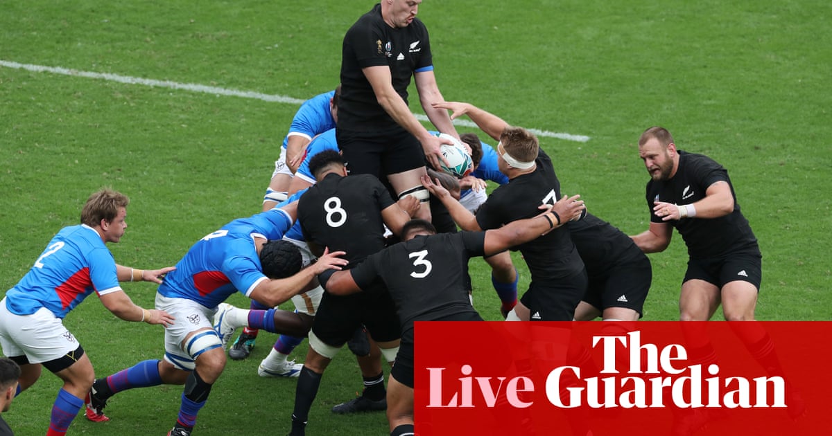 New Zealand v Namibia: Rugby World Cup 2019 – live!