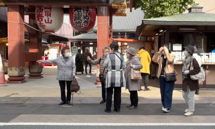 Sugamo district in Tokyo.