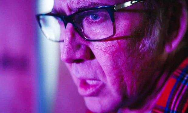 Nicolas Cage in Color Out of Space.