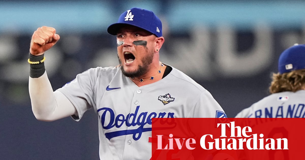 ওয়ার্ল্ড সিরিজ গেম 6: লস অ্যাঞ্জেলেস ডজার্স 3-1 টরন্টো ব্লু জেস – যেমনটি ঘটেছে ওয়ার্ল্ড সিরিজ গেম 6: লস অ্যাঞ্জেলেস ডজার্স 3-1 টরন্টো ব্লু জেস – যেমনটি ঘটেছে