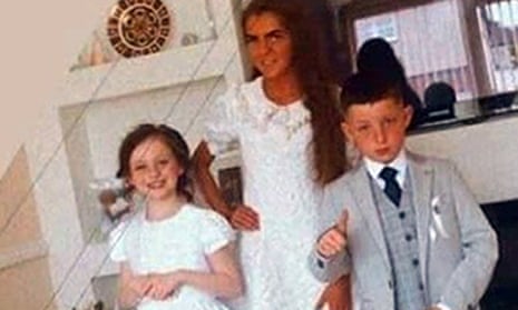 Undated family handout photo issued by Irish police of Lisa Cash, 18, and her two younger siblings, eight-year-old twins Chelsea and Christy Cawley.
