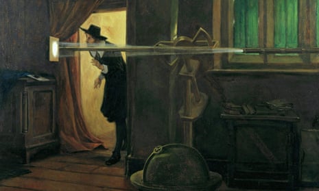 The Founder of English Astronomy, by painter Eyre Crowe - Jeremiah Horrocks Making the First Observation of a Transit of Venus In 1639