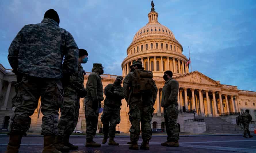 US defense officials fear insider attack on Biden inauguration | Biden  inauguration | The Guardian