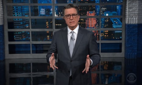 Colbert on Biden's 6 January address: 'Hell yes! That is the Joe Biden we stole this election for!' | Late-night TV roundup | The Guardian