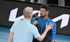 Channel Nine's Tony Jones apologises to Novak Djokovic over 'banter' that led to coverage boycott