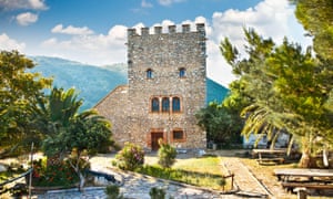 The sixth-century Venetian Tower in the ancient city of Butrint, Albania.