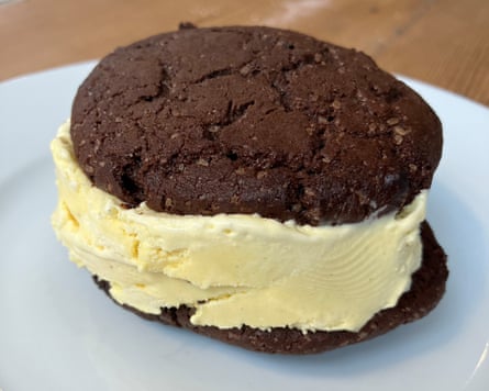 An ice-cream sandwich