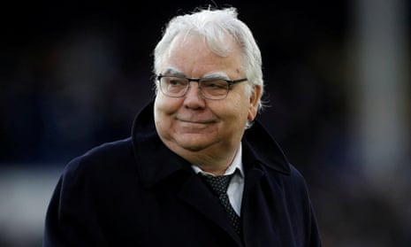 Bill Kenwright pictured before an Everton game in December 2017.