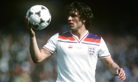 Kenny Sansom playing for England against Wales