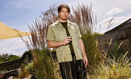 Josh Hartnett wears shirt by chestudios.co.uk; knitted top by connollyengland.com,; trousers by oliverspencer.co.uk.