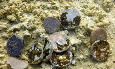 The IAA uncovered the ancient treasures from the wrecks of two ships