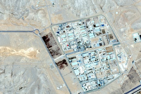 This image from an Airbus Defence and Space’s Pléiades Neo satellite shows a truck in the upper lefthand corner that analysts believe was carrying highly enriched uranium to a tunnel in the compound of the Isfahan Nuclear Technology Center, in Isfahan, Iran, 9 June 2025.