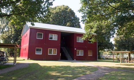 One of the refugee shelters reportedly raided by police, in Schleswig-Holstein