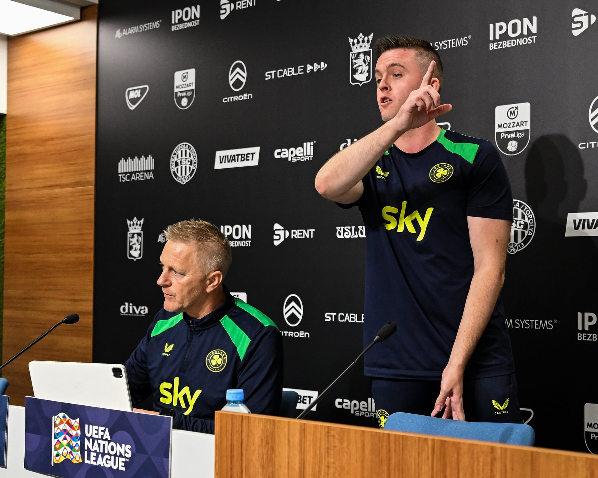 Photo: The Guardian Republic of Ireland Press Conference Abruptly Ends After Accusation