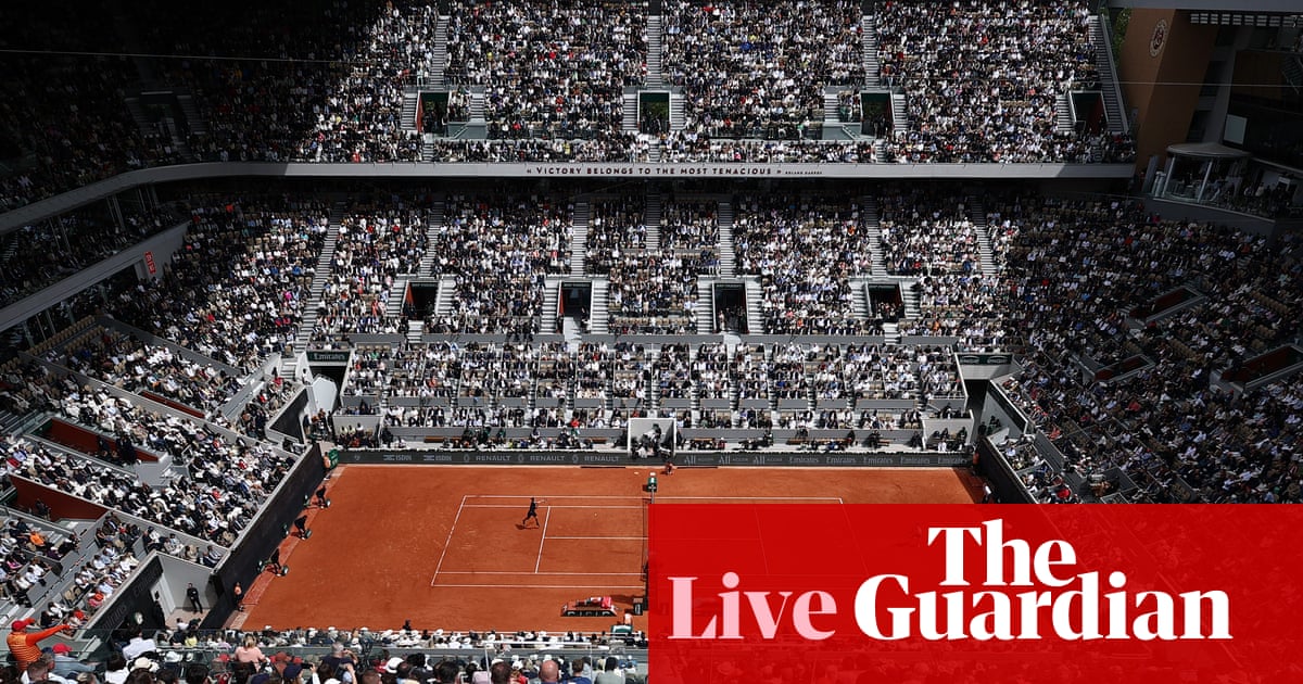 French Open 2026: Flavio Cobolli v Alexander Zverev, men’s singles final – live