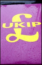 The old Ukip logo with the pound sign.