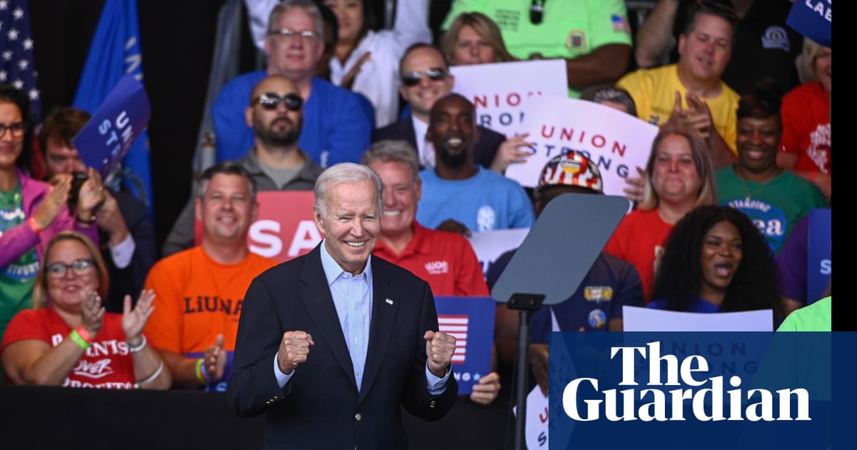 ‘Tired of trickle-down economics’: Biden calls for expansion of unions in Labor Day speech – The Guardian US