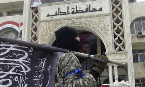 An al-Nusra Front fighter in an image from 2015