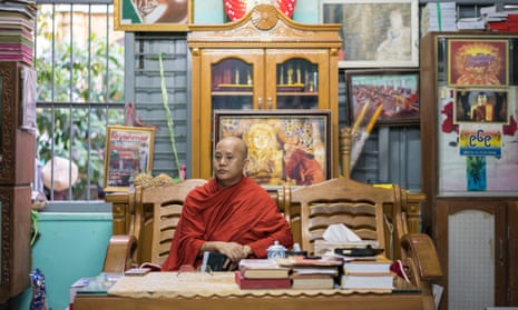 Wirathu sits in office