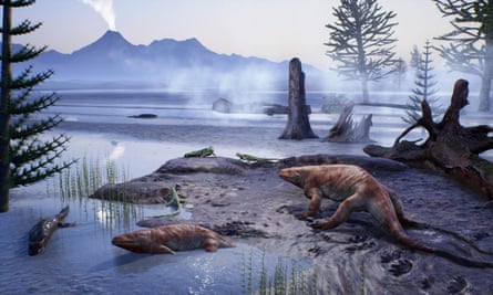 Depiction of Permian age