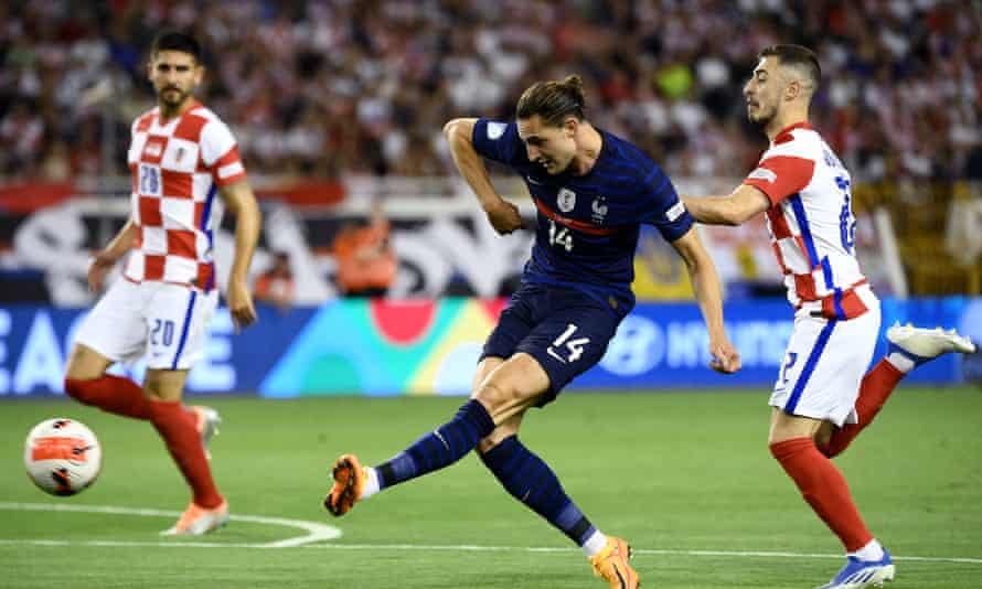 Adrien Rabiot a lancé le premier match de la France à Split.