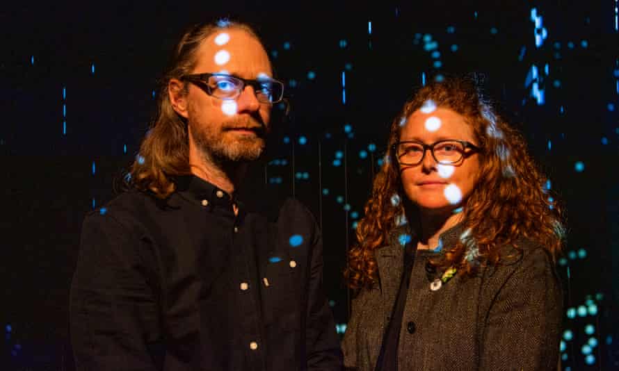 When particles collide … Joe Gerhardt and Ruth Jarman, who worked with raw data from Cern.