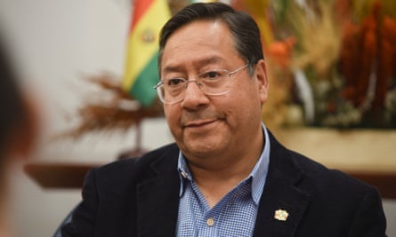 Bolivian President Luis Arce