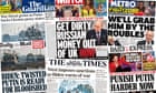 'Grab him by the roubles': How the papers covered the threat of war in Ukraine