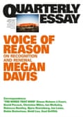 Quarterly Essay - Voice of Reason by Megan Davis cover