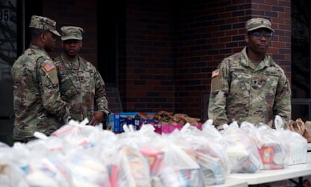 National guard troops have been deployed to New Rochelle, New York, to tackle the coronavirus. Governor Andrew Cuomo criticised the federal response to the crisis.