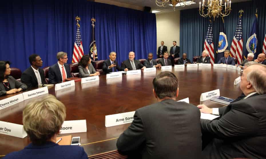 President Obama meets with agriculture and business leaders to discuss the benefits of the partnership