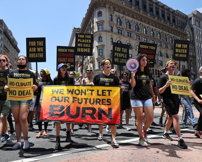 Youth-led US climate activists widen focus to fight authoritarianism