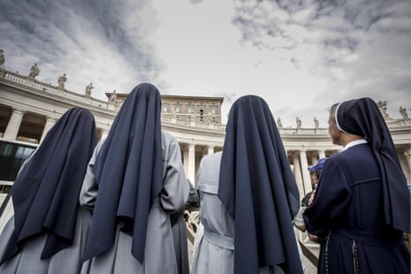 Nuns at St. Peter Square  