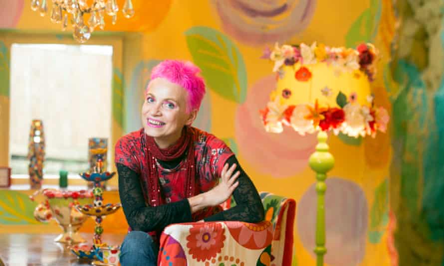 Potter Mary Rose Young at her colourful home in the Forest of Dean.
