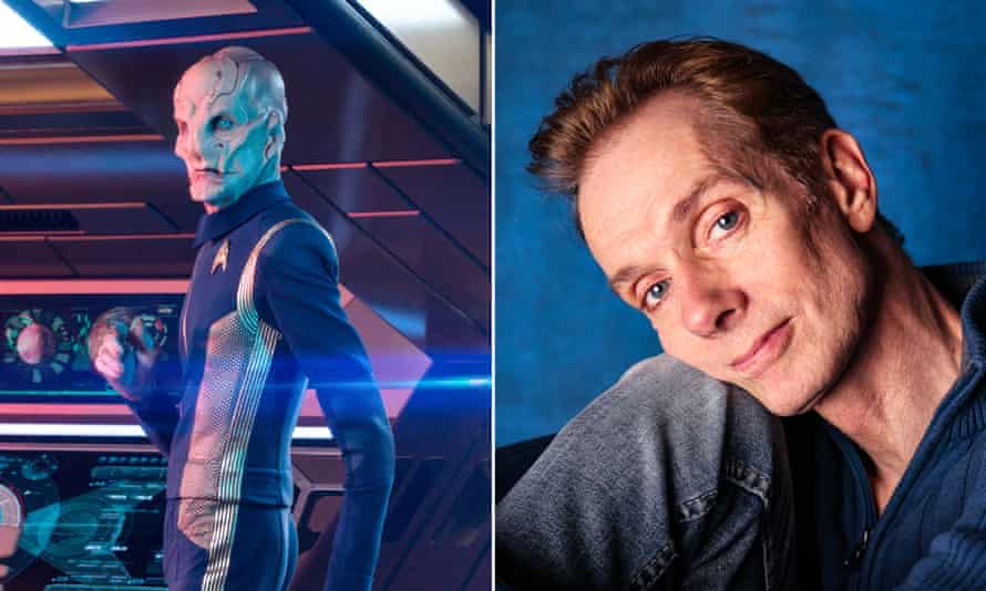 Kapitan Saroo ze Star Trek i Doug Jones.