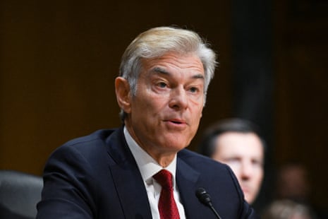 Mehmet Oz confirmed by US Senate to lead Medicare and Medicaid | Trump administration | The Guardian