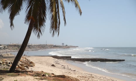 The coastline in Accra, Ghana’a capital. 