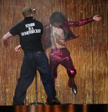 Sombr’s publicity stunt.