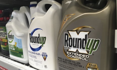 Containers of Roundup on a store shelf in San Francisco. The litigation began after the EPA reauthorized the use of glyphosate in January 2020.