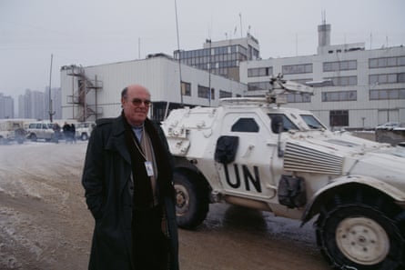 Marcel Ophuls in Sarajevo in 1994