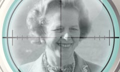 Thatcher in a gun sight