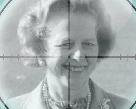 Thatcher in a gun sight