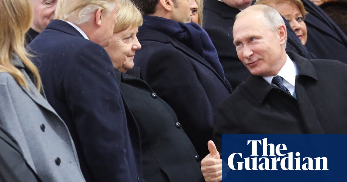 Thumbs Up From Putin As Trump Rains On Armistice Parade World News The Guardian