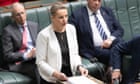 Australia news live: figures show budget on track for surplus; Sussan Ley backs Dutton saying Australia cannot be ‘internet police for the whole world’