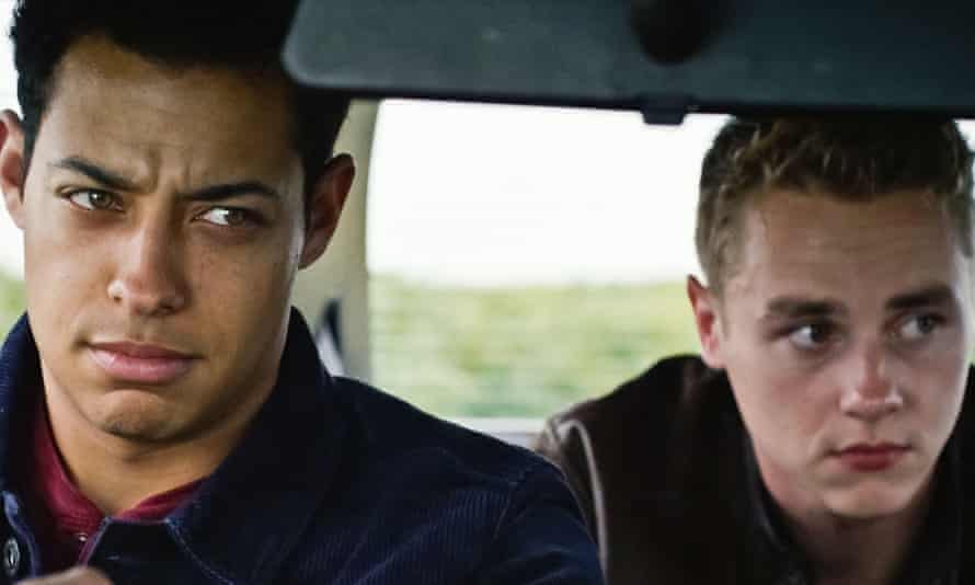 Daryl McCormack and Ben Hardy in the 2020 British comedy thriller Pixie